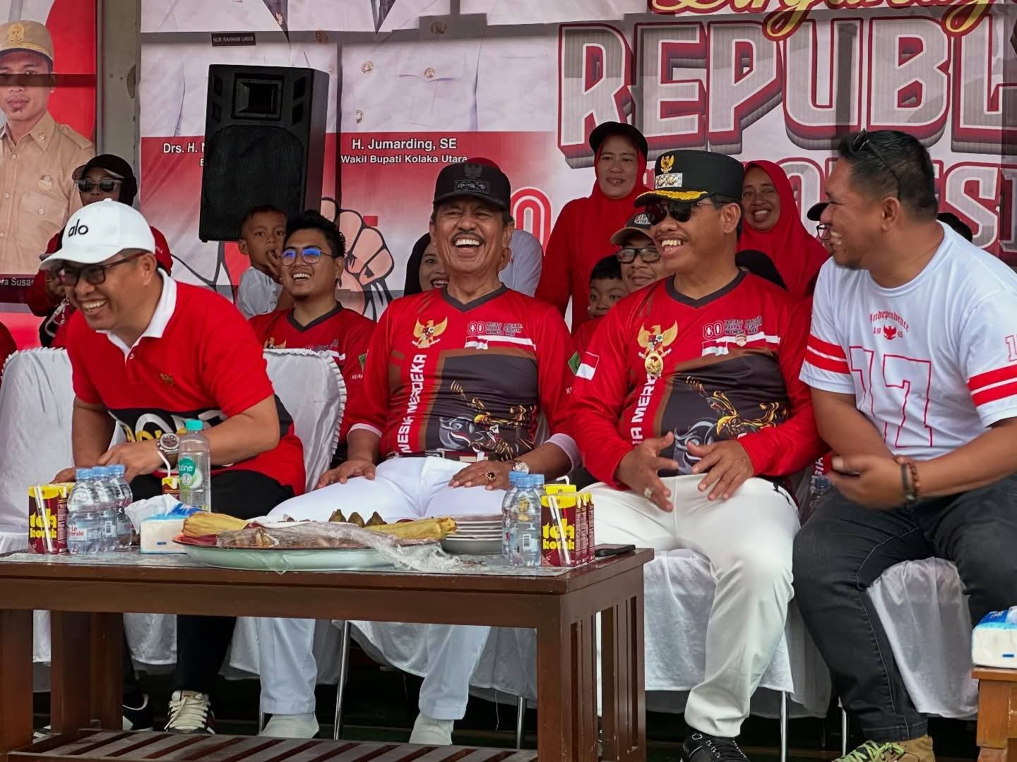 Bupati Nur Rahman Umar Buka PORSENI HUT RI ke-80 di Kecamatan Ngapa