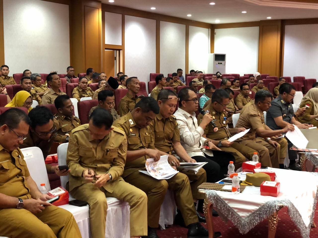 Pj Sekda Kolut Hadiri Rakor Monev Pembangunan SPPG di Kantor Gubernur Sultra