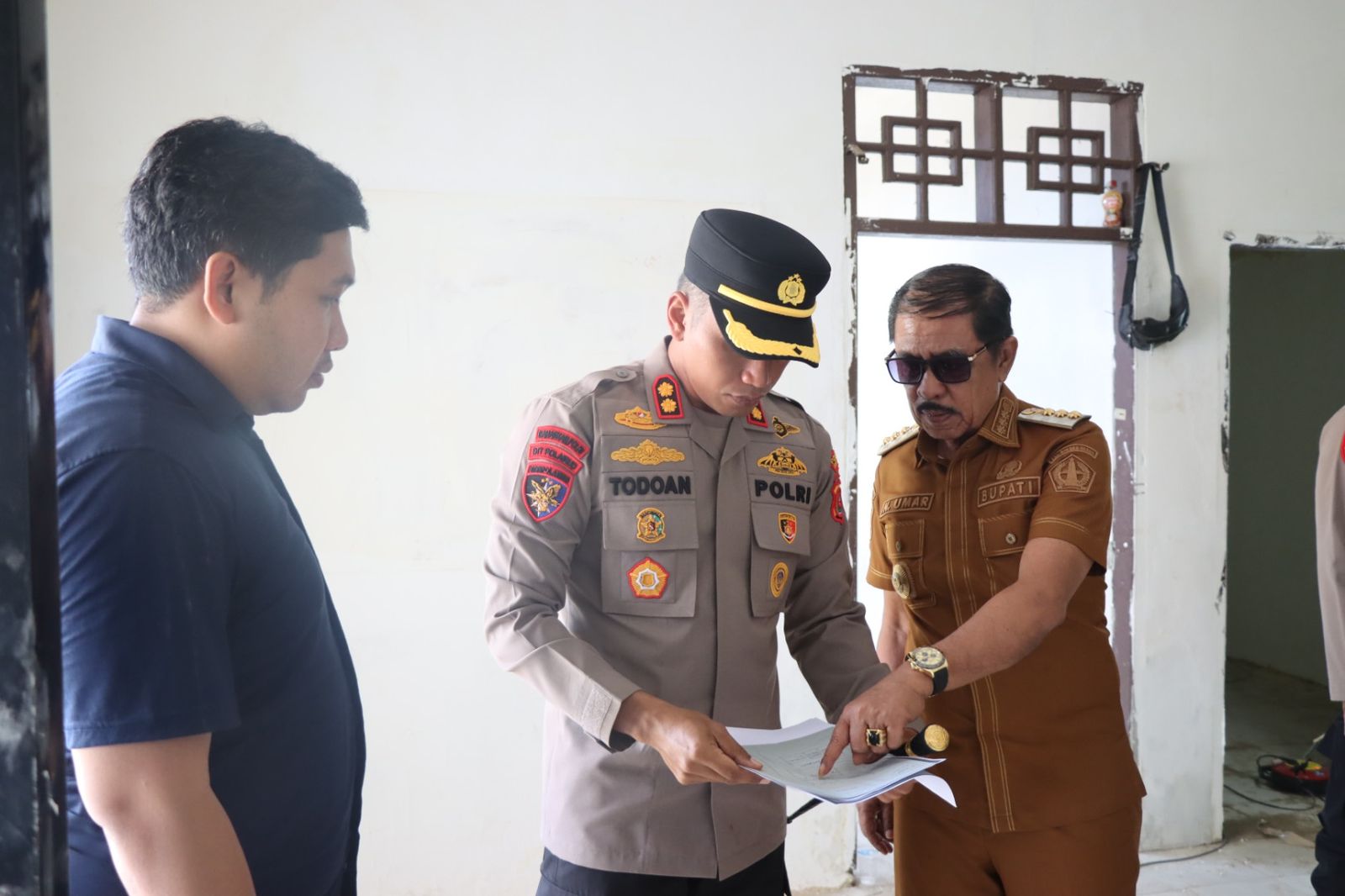 Kolaborasi Polres dan Pemda Kolaka Utara Sukseskan Program Makanan Bergizi Gratis Melalui Peninjauan Gedung SPPG