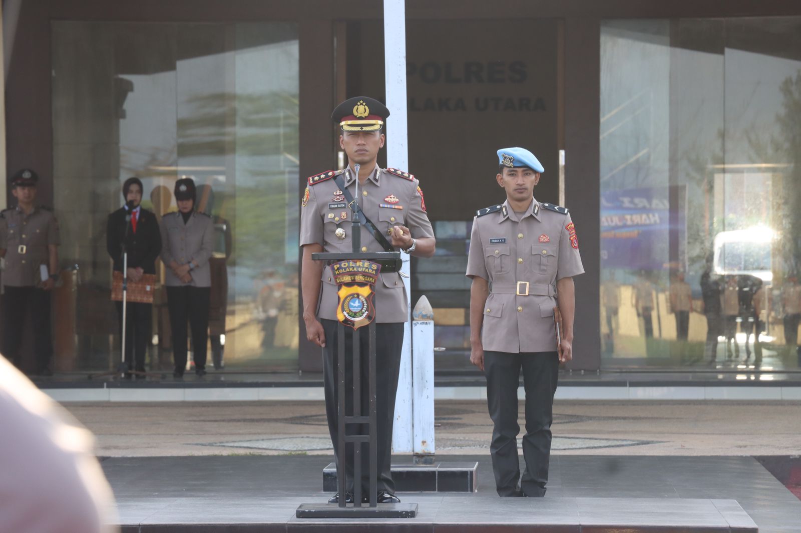 Mengenang Sejarah, Menguatkan Semangat: Polres Kolaka Utara Gelar Upacara Hari Juang Polri