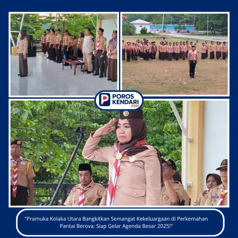 “Pramuka Kolaka Utara Bangkitkan Semangat Kekeluargaan di Perkemahan Pantai Berova: Siap Gelar Agenda Besar 2025!”